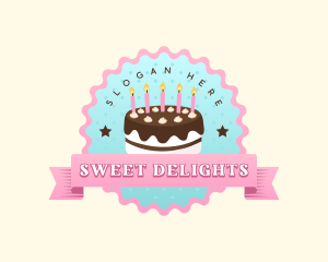 Birthday Cake Bakery logo design