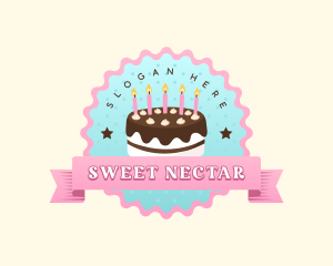 Birthday Cake Bakery logo design