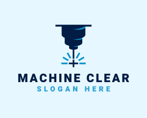 Industrial Laser Cutting Machine logo design