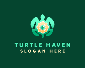 Mechanical Turtle Camera logo design