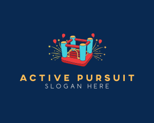 Activity - Bounce Castle Playground logo design