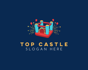 Bounce Castle Playground logo design