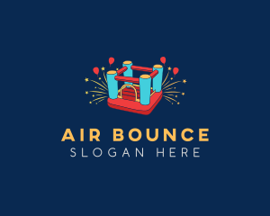 Bounce Castle Playground logo design