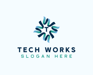 Digital Media Tech logo design