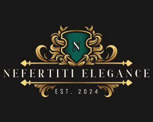 Elegant Crest Ornament logo design