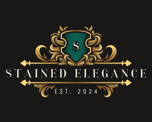 Elegant Crest Ornament logo design