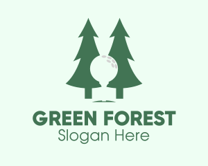 Pine Forest Golf logo design