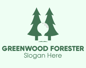 Pine Forest Golf logo design