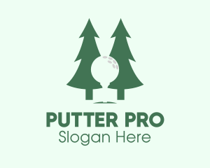 Pine Forest Golf logo design