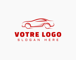 Vehicle - Racing Automobile Car logo design