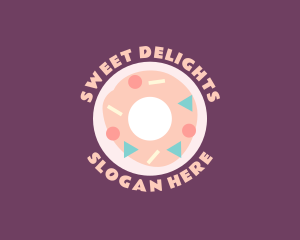 Sugary - Sweet Doughnut Bakery logo design