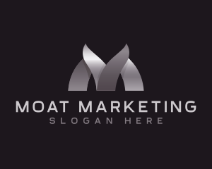 Startup Marketing Letter M logo design