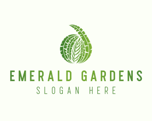 Vegan Garden Wellness logo design