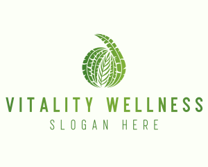 Vegan Garden Wellness logo design