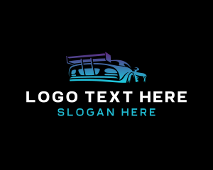 Rideshare - Sports Car Auto Vehicle logo design