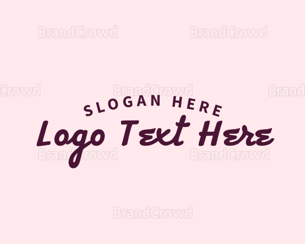 Fashion Workshop Wordmark Logo