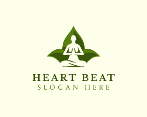 Yoga Human Meditation logo design