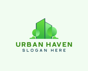 Nature Home Residence logo design