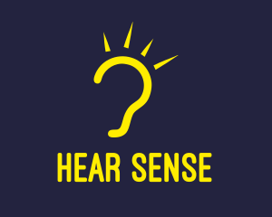 Yellow Ear Listening logo design