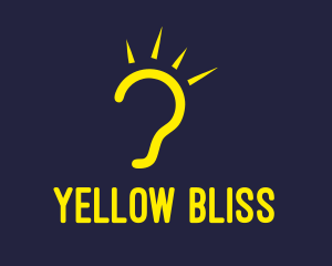 Yellow - Yellow Ear Listening logo design
