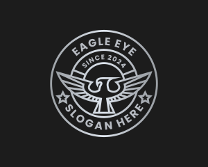 Luxury Eagle Star logo design