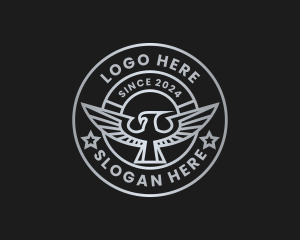 Emblem - Luxury Eagle Star logo design