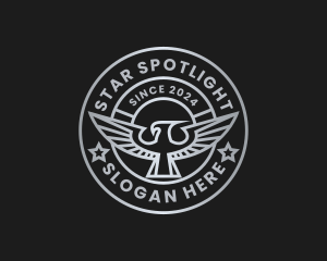 Luxury Eagle Star logo design