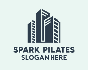 Skyscraper Hotel Contractor  Logo