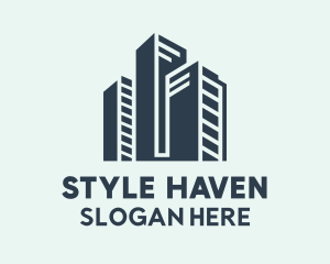 Skyscraper Hotel Contractor  Logo