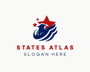 American Eagle Star logo design