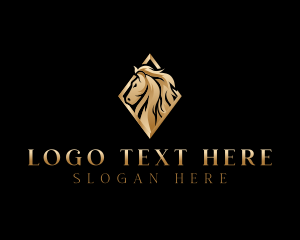 Pony - Stallion Horse Equestrian logo design