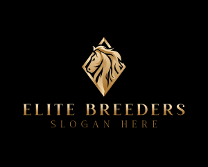 Stallion Horse Equestrian logo design