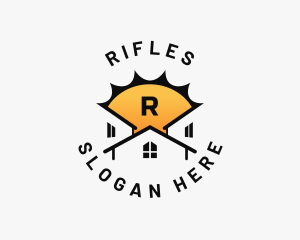 Sun House Roofing Logo