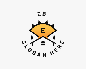 Home Improvement - Sun House Roofing logo design