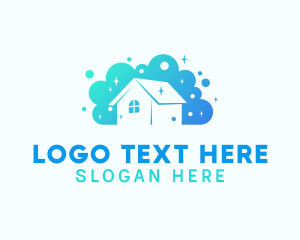Clean - House Sanitary Service logo design