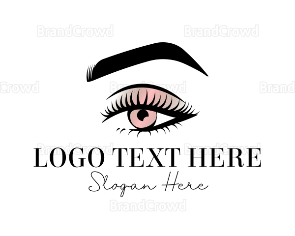 Eye Makeup Beauty Logo
