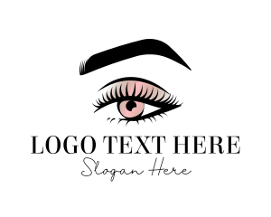 Salon - Eye Makeup Beauty logo design