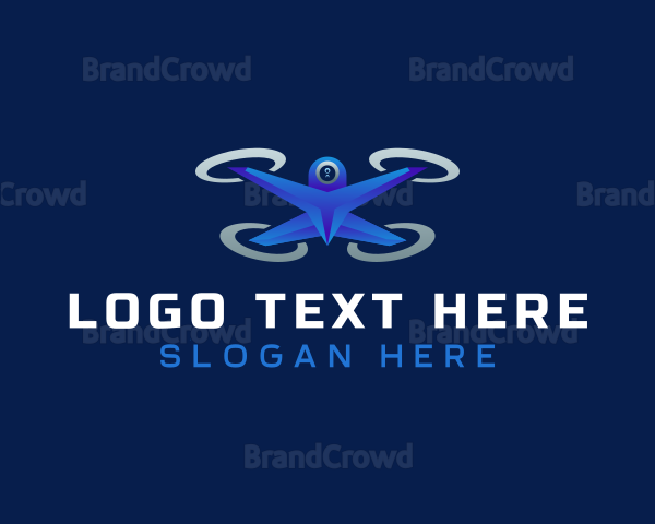 Flying Drone Camera Logo