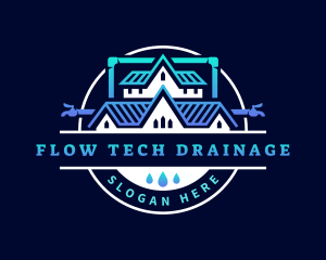 Drainage - Plumbing Drainage Maintenance logo design