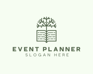 Learning - Publishing Book Tree logo design