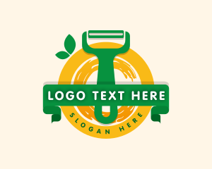 Badge - Citrus Fruit Peeler logo design