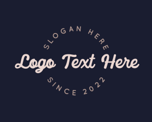 Organization - Cursive Handwriting Brand logo design