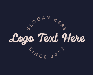 Cursive Handwriting Brand Logo