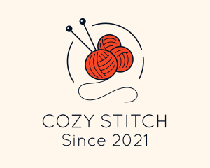 Knitwork - Crochet Yarn Craft logo design