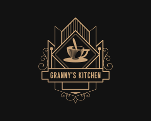 High End Gourmet Coffee Shop logo design