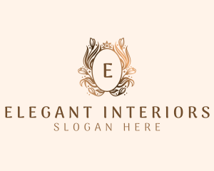 Decorative Floral Spa logo design