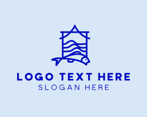 Seafood Restaurant - Fish Restaurant Buffet logo design