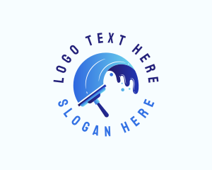 Hygiene - Cleaning Wiper Squeegee logo design