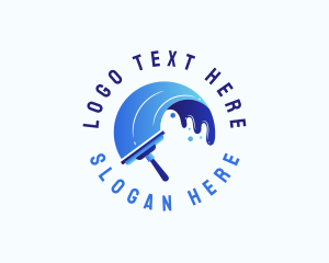 Cleaning - Cleaning Wiper Squeegee logo design