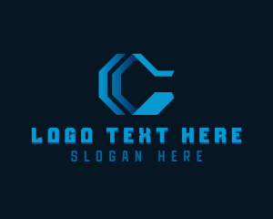 Agency - Tech Brand Studio Letter C logo design